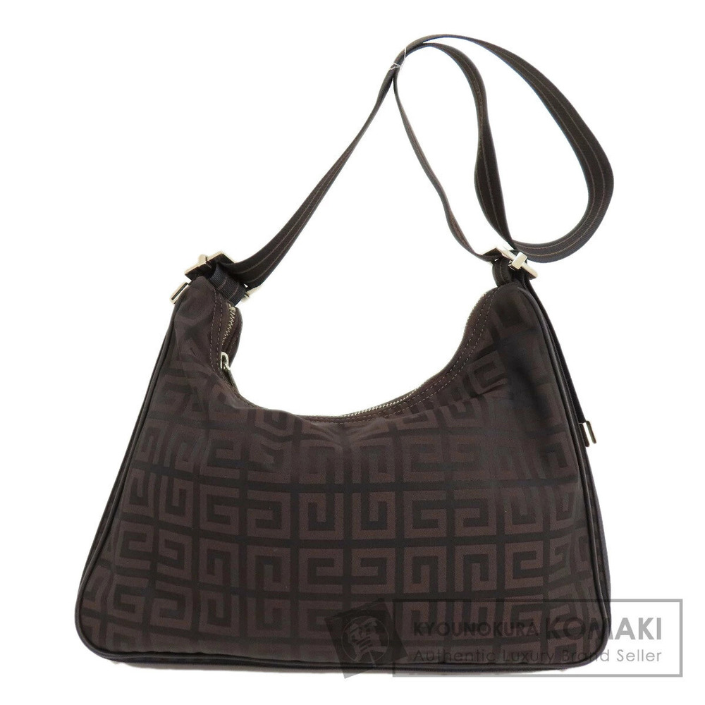 Givenchy shoulder bag brown monogram logo pattern